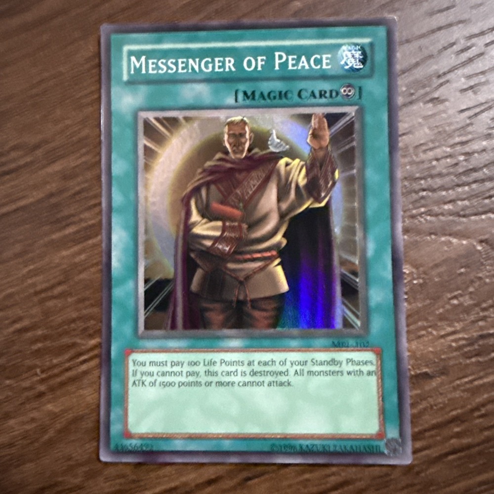 2002 Yu-Gi-Oh! TCG Magic Ruler Unlimited #MRL102 Messenger of Peace SR